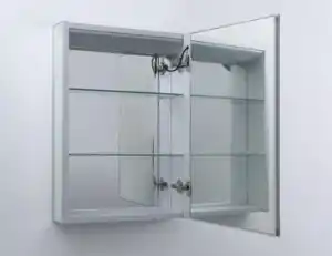 حار بيع الحديثة تصميم الحمام الحائط شعبية نمط LED خزانة بمرآة مع وظيفة الذكية