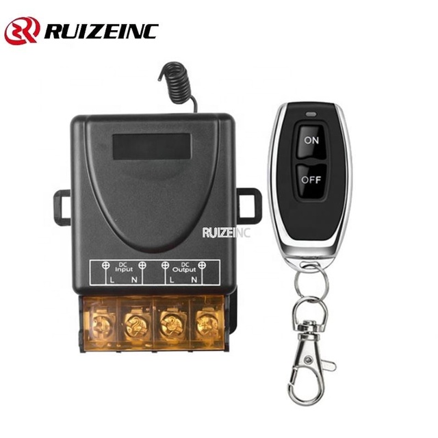 9V-72V Wide Voltage DC Wireless Remote Control Switch Electric Vehicle Car Modification Remote Control Switch 433MHZ