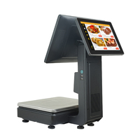 Gran Oferta: Terminal Punto de Venta Todo en Uno con Báscula y Pantalla Táctil Dual, Sistema Operativo Windows/Android, Capacidad de 15-30 kg