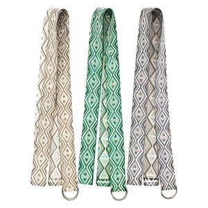 Ceinture de yoga Hilaya, kaki, gris clair, vert, haute élasticité, antidérapante, sangle d'aide pour la danse et le fitness - Product Image 3