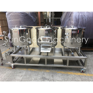 100L 125 Lít Brew Pub Nhà Máy Thí Điểm Nhà Máy Bia 200L Nhà Sản Xuất Bia 1BBL Hệ Thống Sản Xuất Bia Thí Điểm 100 Lít - Product Image 1