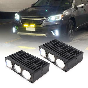 <span class=keywords><strong>U89</strong></span>ไฟติดกระจังหน้า LED 7000LM 70วัตต์, ไฟเลเซอร์เสริมภายนอกเลนส์สีขาวชิป DC9-30V 3570ไฟ LED - Product Image 1