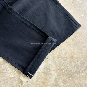 Pantalones Vaqueros de Algodón Pesado de 14oz para Hombre, Pantalones de Mezclilla Cruda Selvedge, Diseño Personalizado, Jeans Anchos y Holgados, Fabricante - Product Image 3
