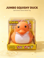 Collection de jouets anti-stress géants et mignons en forme d'animaux et de fruits, jouets à presser et à étirer pour la décompression, avec boîte de présentation