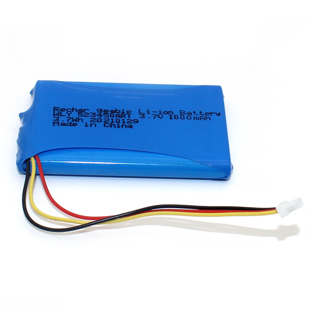 High Capacity Customized Wholesale 523450 1000mah 3.7v Rechargeable Lithium Ion Polymer Battery