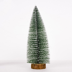 Pafu <strong>Xmas</strong> Holiday Party Home Tabletop <strong>Tree</strong> Decoration Small Pine <strong>Tree</strong> with <strong>Wooden</strong> Bases Mini Christmas <strong>Tree</strong> - Product Image 3