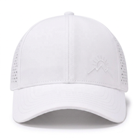 Gorras de Golf Personalizadas para Hombre, con Corte Láser, Perforadas, Impermeables, 3D, de 6 Paneles, con Cierre a Presión