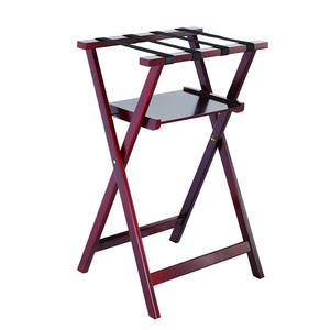 ที่วางกระเป๋าเดินทางไม้ที่วางกระเป๋าสัมภาระ - Product Image 1