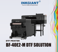 Ukuran A2 42cm cetak lebar INKGIANT pencetak DTF dengan 2 epson I3200 Printhead untuk semua jenis kain pencetakan biaya efektif