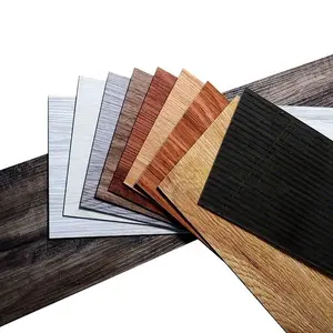 Lantai Vinil Lantai Lvt Perekat Diri Plastik Pvc Laminasi Lantai Tahan Air dan Tahan Api Lapisan Aus 0.07Mm