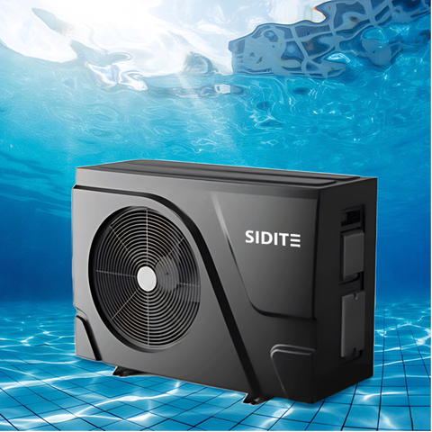 Full Inverter Heat Pump Heater WiFi, R32 Refrigerant, Galvanized Steel Casing, for Pool Heating and Cooling, Energy Efficient DC