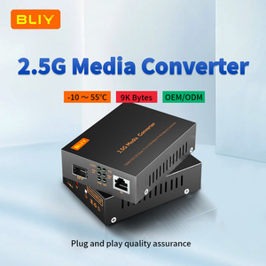 ตัวแปลงสื่อ SFP 2.5G ตัวแปลงใยแก้วนำแสง2.5GBase-FX อุปกรณ์เชื่อม - Product Image 1