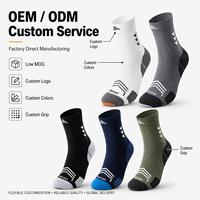 Chaussettes de sport en tricot à compression pour hommes et femmes, idéales pour la course à pied, le cyclisme, la randonnée, le basketball, le travail et l'été (ODM)