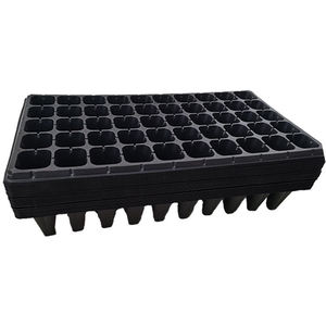 Plateaux de pépinière en plastique rectangulaires à prix abordable avec plateau intégré - Product Image 3