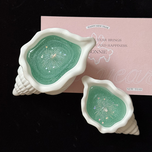 Ocean Fireworks Hecho a mano Aromaterapia Sea Snail Perfumado Creative Jelly Wax Shell Star Caja <span class=keywords><strong>de</strong></span> regalo <span class=keywords><strong>para</strong></span> Pascua Atmósfera Creatividad - Product Image 2