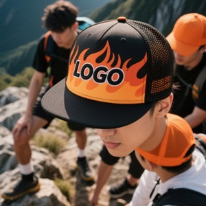 Custom 6 Panel Sporty Baseball <b>Cap</b> with High Quality 3D Embroidery Custom Logo Canvas Fabric - Product Image 6