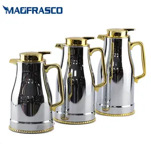 WUJO CHINA 0.6L 1L 1.3L 1.6L manufacturer hot cold glass refill inner SS vacuum insulated coffee pot arabic