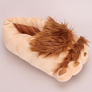 Pantoufles en coton à gros orteils de Hobbits pack complet chaud et confortable avec des chaussures de maison vintage Wildling couple drôle coton glisser - Product Image 6