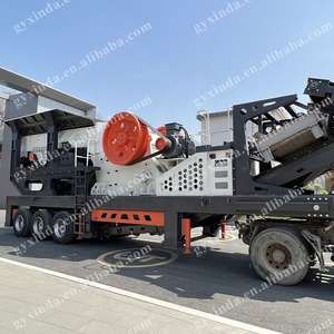 Station <span class=keywords><strong>de</strong></span> concassage à mâchoires mobile <span class=keywords><strong>sur</strong></span> pneus pour <span class=keywords><strong>pierre</strong></span> calcaire, granit et argile, facile à utiliser - Product Image 2