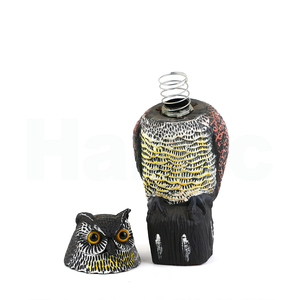 Haierc đầu Moveable nhựa cú mô hình kiểm soát Chim Chim thấm - Product Image 2