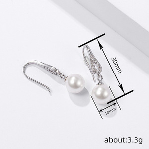 Orecchini con Perle Simulate in Stile Barocco per Donne, Eleganti Gioielli di Moda in Stile Principessa - Product Image 4