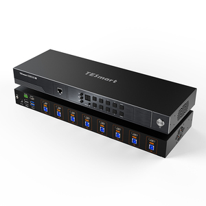 Tesmart <span class=keywords><strong>8K</strong></span> KVM สวิตช์ over IP REMOTE 2.1 <span class=keywords><strong>HDMI</strong></span> 8X1พร้อม EDID รองรับ48Gbps vrr FVA allm สำหรับการจัดการเซิร์ฟเวอร์หลายเครื่อง - Product Image 1