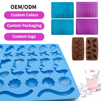 Grand tapis d'alimentation lente pour chiens de grande race et desserts humains de taille familiale Plateaux à glaçons en silicone