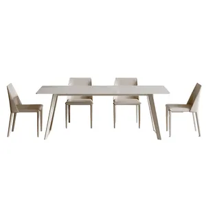 Luxury Italian sintered dining room furniture sets Luxury Dinning Chairs Modern For Dining Room