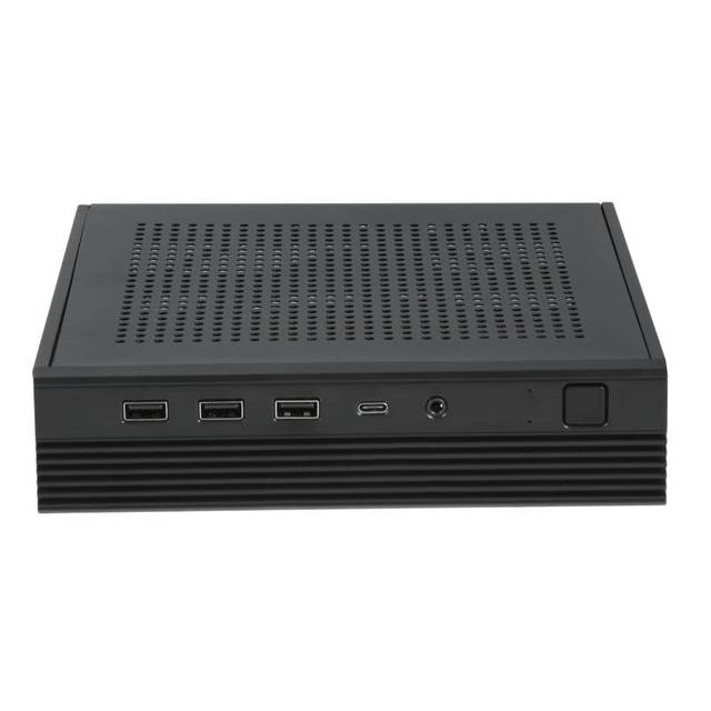 SKTC TX06 Vertical Mini-ITX Case Steel Silent Industrial Control Handheld Computer Half-Height Back Hanging