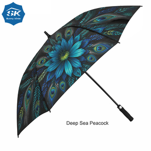 Wholesale Golf <b>Umbrella</b> Full Printing <b>Windproof</b> Automatic Open Large Outdoor Rain <b>Umbrella</b> Custom Logo for Rainy Sunny Day - Product Image 2