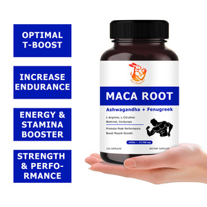 Capsules de Maca et Ashwagandha OEM ODM avec extrait de Maca bio – Complément Ashwagandha pour favoriser la croissance et la force musculaires - Product Image 2