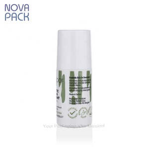 Bouteille en plastique blanc de 2oz, rouleau d'huile corporelle anti-douleur, bouteille déodorant avec boule à roulettes, 30ml, 50ml, 60ml, 75ml - Product Image 3