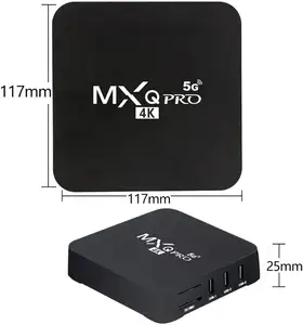 YUNDOO Low Price Good Performance MXQ Pro 1G RAM 8G ROM Android 7.1 OTT TV BOX Firmware 4k Upscaling TV Box Android