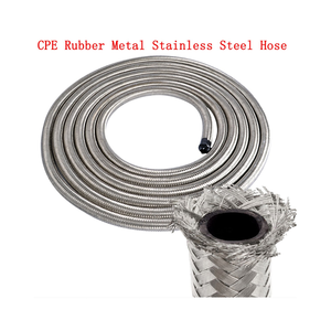 Racing racing — an4 an6 an8 an10 an12 an16 an20 CPE ou NBR, couvercle tressé en acier inoxydable, tuyau de refroidissement d'huile ou de <span class=keywords><strong>gaz</strong></span>, ligne de carburant - Product Image 6