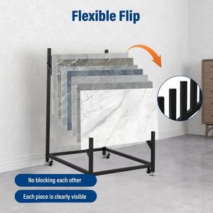 Fanghua personnalisable granit dalle support <span class=keywords><strong>salle</strong></span> <span class=keywords><strong>de</strong></span> <span class=keywords><strong>bain</strong></span> bois céramique marbre pierre carrelage présentoir pour carrelage <span class=keywords><strong>salle</strong></span> d'exposition - Product Image 6