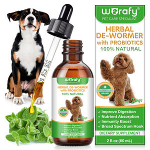 Worafy tetesan cair Herbal untuk anjing, 60ml meningkatkan kekebalan alami Detox kesehatan anjing - Product Image 2