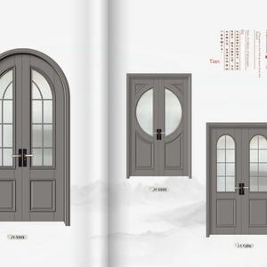 ประตูไม้เนื้อแข็งที่มีความหนาแน่นปานกลางสำหรับห้องนอนโรงแรมและห้องพักส่วนตัว - Product Image 4