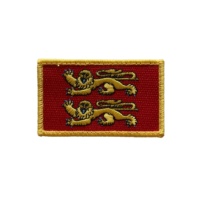 Croix Occitane personnalisée Gwenn Ha Du Logo broderie drapeau France Normandie patchs brodés