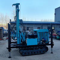 Perceuse DTH à compresseur d'air de 300 m pour puits d'eau SM300 Pompe à boue Mini plate-forme de forage de puits d'eau avec tout