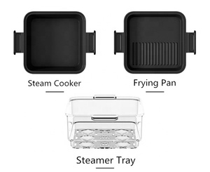 เครื่องทำวาฟเฟิลแซนวิชเครื่องปิ้งขนมปังไฟฟ้า,เครื่องทำอาหารเช้าแบบ3 In 1 - Product Image 5