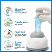 Mélangeur Vortex Rotatif MX-MINI avec Moteur CC Sans Balais, 3000 tr/min, Commande Tactile, Agitateur de Tubes de Laboratoire Portable, Capacité 50 ml pour Liquides