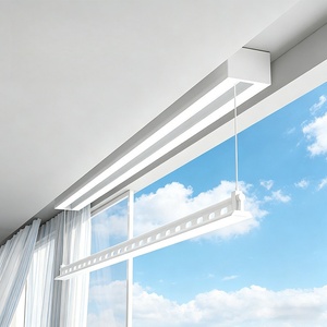 Foldable intelligent lifting automatic telescopic indoor home balcony multifunctional small space electric <b>drying</b> <b>rack</b> - Product Image 2