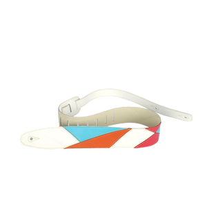 Correa <span class=keywords><strong>de</strong></span> Cuero Clásica <span class=keywords><strong>de</strong></span> 2 Pulgadas para Guitarra Acústica Real Mission Rainbow Music, Correa para Ukelele, Accesorios para Instrumentos Musicales - Product Image 1