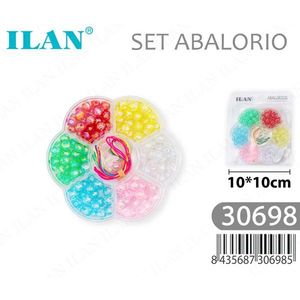 Set di perline ILAN 10x10 cm colorate per la creazione di gioielli - Product Image 1