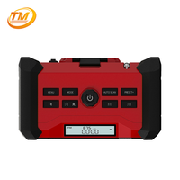 Radio Multifuncional para Obras de Construcción Compatible con Baterías de Herramientas Eléctricas de 18V, Ideal para Herramientas de Construcción y Herramientas Industriales