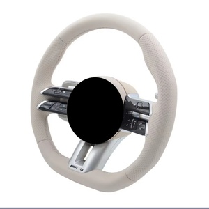 Nouveau modèle 2025 pour Mercedes Benz 2023 2022 B200 CLA E220 AMG CLE Volant en cuir blanc pour voiture - Product Image 1