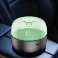 Diffuseur d'arômes pour voiture, portable, rechargeable, sans eau, avec lumières colorées, cadeaux de Noël pour la maison, USB, huiles essentielles