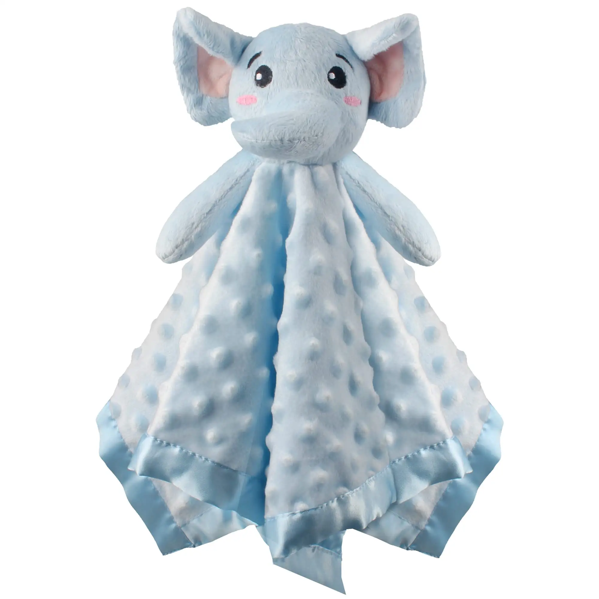 स्वनिर्धारित लोगो आलीशान पशु बेबी दिलासा तौलिया कोमल स्पर्श शिशु सुरक्षा कंबल बच्चों के लिए कस्टम निर्माता