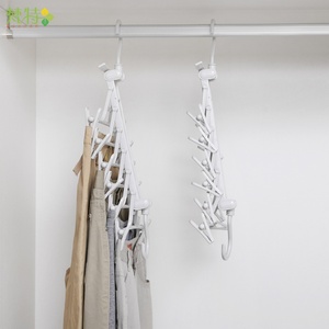 Pinza Multifuncional para Colgar Ropa, Ahorra Espacio, Capacidad para 6 Pantalones, Ideal para Familias - Product Image 3