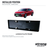 Support de fixation de plaque d'immatriculation avant pour BYD Qin PLUS DM-i EV, support de plaque d'immatriculation pour pare-chocs avant, accessoires de réparation de carrosserie